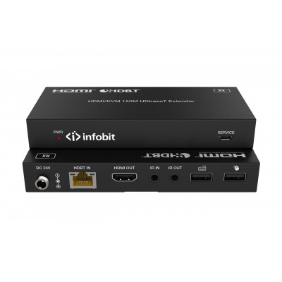 Приемо-передатчик Infobit iTrans E150SK HDBaseT HDMI 18.0Gbps, 150m for 1080p, 120m for 4K/60Hz