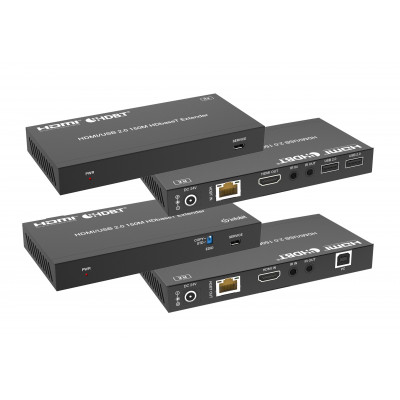 Приемо-передатчик Infobit iTrans E150U2 HDBaseT HDMI 18.0Gbps, 150m for 1080p, 120m for 4K/60Hz