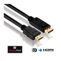 Кабель переходной PureLink PI5100-010, DP to HDMI, 1м