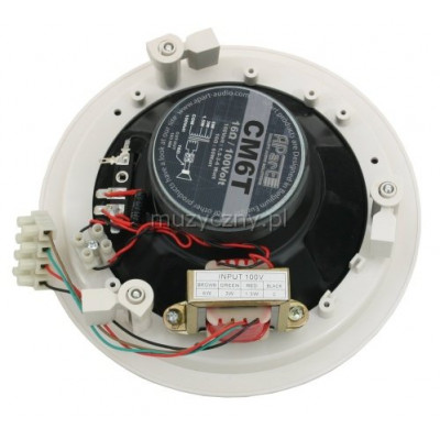 Потолочный громкоговоритель Biamp CM6T, 6W(100V), 60W(16Om), 6,5