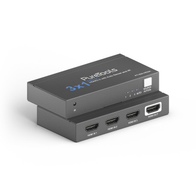 Коммутатор PureLink PT-SW-HD3A (HDMI 3x1), 4K(60Hz 4:4:4), Auto-Switching, IR