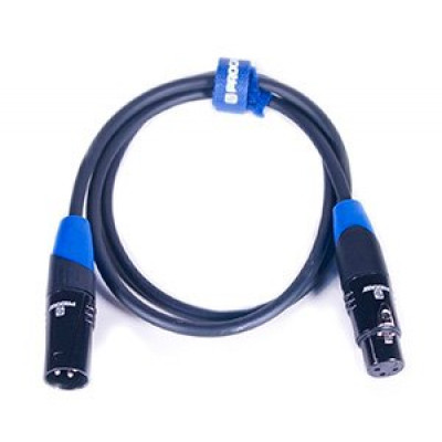 Балансный кабель PROCAST cable XLR(m)/XLR(f).1, 1 метр