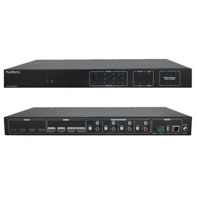 Матричный коммутатор Purelink PT-MA-HD44DA PureTools - HDMI 2.0 Matrix 4x4, 4K (60Hz 4:4:4)