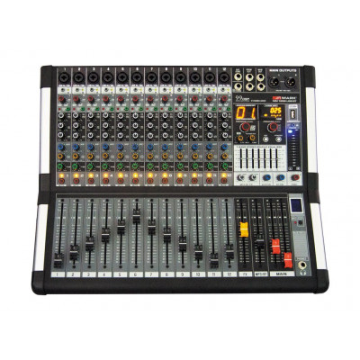 Микшерный пульт MARK MM 1299 USB BT, 12x Mic/Line, DSP