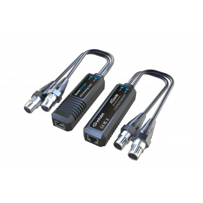 2-канальный аналоговый передатчик XLR для Dante Infobit iTrans DX2-T-22
