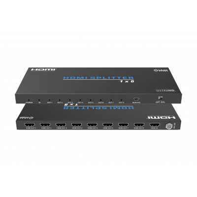 Сплиттер Infobit iSwitch 108 4K60 18Gbps 1x8 HDMI splitter, smart EDID