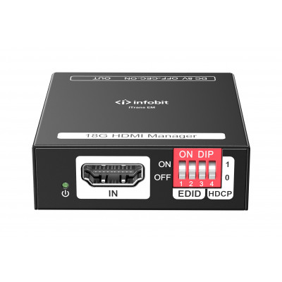 Эмулятор Infobit iTrans EM HDMI 4K60 EDID & HDCP Emulator, processor