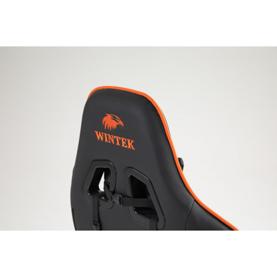 Игровое кресло WINTEK YX-8045-4D, искусств. кожа, газлифт 4 класса 100 мм, 350мм метал. крестовина