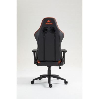 Игровое кресло WINTEK YX-8045-4D, искусств. кожа, газлифт 4 класса 100 мм, 350мм метал. крестовина