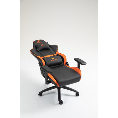 Игровое кресло WINTEK YX-8045-4D, искусств. кожа, газлифт 4 класса 100 мм, 350мм метал. крестовина