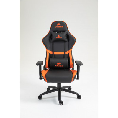 Игровое кресло WINTEK YX-8045-4D, искусств. кожа, газлифт 4 класса 100 мм, 350мм метал. крестовина