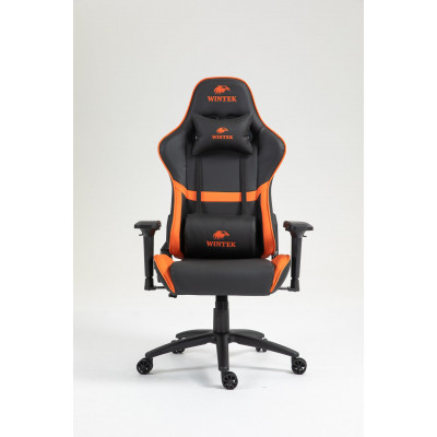 Игровое кресло WINTEK YX-8045-4D, искусств. кожа, газлифт 4 класса 100 мм, 350мм метал. крестовина