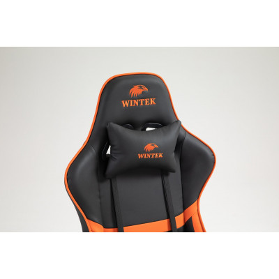 Игровое кресло WINTEK YX-8045-4D, искусств. кожа, газлифт 4 класса 100 мм, 350мм метал. крестовина