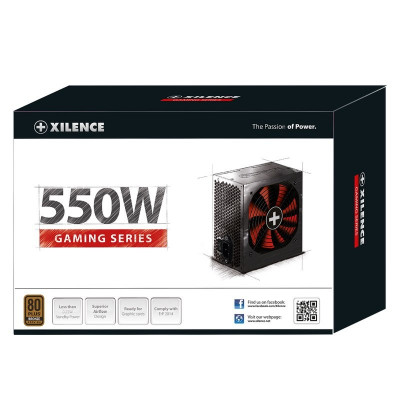 Блок питания Xilence Gaming series XN215 550W [XP550R10], 80+ Bronze