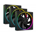 Вентилятор для корпуса ID-COOLING AF-127-ARGB-K TRIO