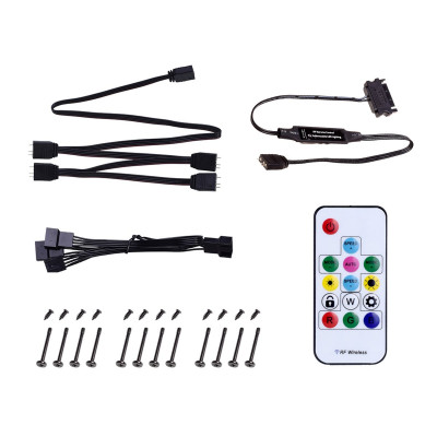 Вентилятор для корпуса ID-COOLING DF-12025-ARGB-TRIO-SNOW