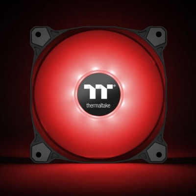 Вентилятор для корпуса Thermaltake Pure A12 LED/Fan/Hub 9 LED/LED Red, CL-F109-PL12RE-A