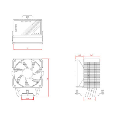 Вентилятор для процессора ID-COOLING FROZN A400 ARGB