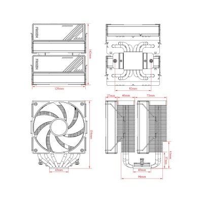 Вентилятор для процессора ID-COOLING FROZN A620 ARGB