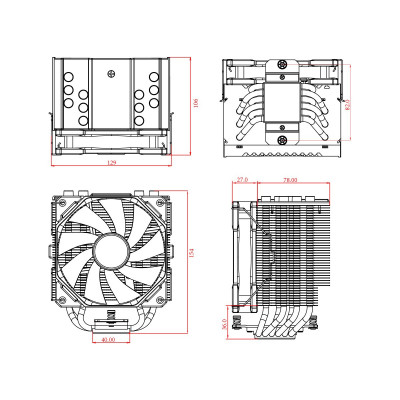 Вентилятор для процессора ID-COOLING SE-226-XT BLACK