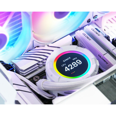 Водяное охлаждение для процессора ID-COOLING SL240 XE WHITE