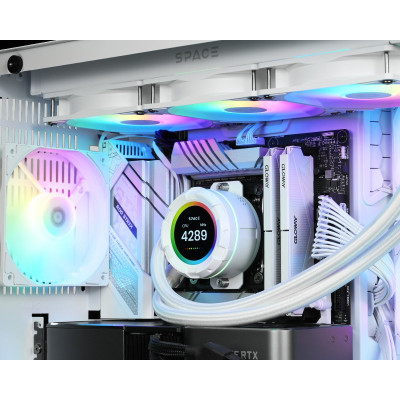 Водяное охлаждение для процессора ID-COOLING SL360 XE WHITE