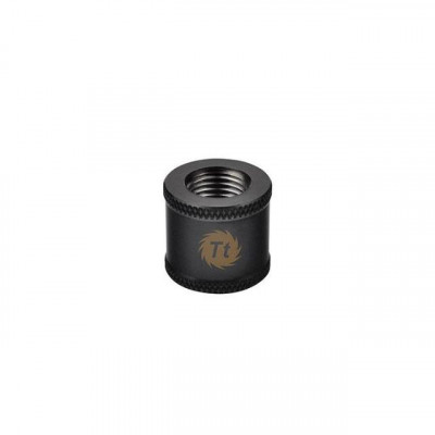 Фитинг для СВО Thermaltake Pacific G1/4 Fem to Fem 20mm extender - Black/Fitting, CL-W049-CU00BL-A