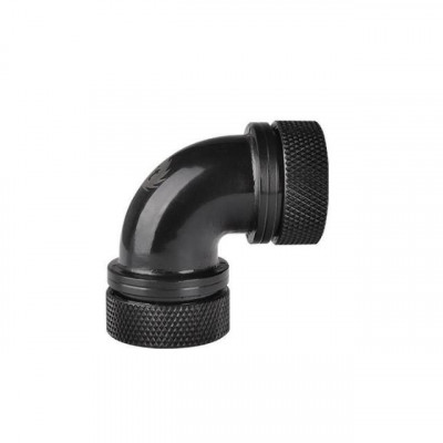 Фитинг для СВО Thermaltake Pacific PETG Tube 90-Degree dual, CL-W099-CA00BL-A