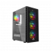 Корпус Wintek Energy JX188-11-M TG, ITX/ATX, USB 1*3.0/2*2.0, HD-Audio+Mic, 0,5mm, 4*ARGB fan (контроллер + пульт д/у в комплекте), чёрный