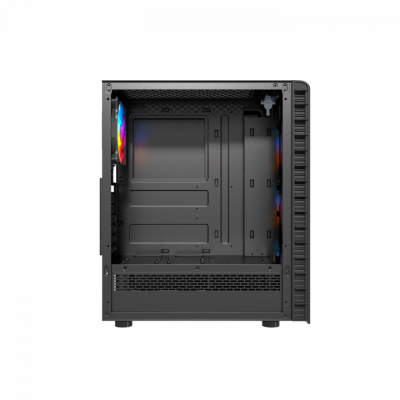 Корпус Wintek Energy JX188-11-M TG, ITX/ATX, USB 1*3.0/2*2.0, HD-Audio+Mic, 0,5mm, 4*ARGB fan (контроллер + пульт д/у в комплекте), чёрный