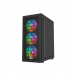 Корпус Wintek Energy JX188-11-M TG, ITX/ATX, USB 1*3.0/2*2.0, HD-Audio+Mic, 0,5mm, 4*ARGB fan (контроллер + пульт д/у в комплекте), чёрный
