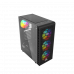 Корпус Wintek Energy JX188-11-M TG, ITX/ATX, USB 1*3.0/2*2.0, HD-Audio+Mic, 0,5mm, 4*ARGB fan (контроллер + пульт д/у в комплекте), чёрный