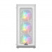 Корпус Wintek Mars PS195-6-M-W TG, ATX/Micro ATX, USB 1*3.0/2*2.0, 0,45mm, 4*12cm ARGB fan (контроллер + пульт д/у в комплекте), белый