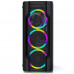 Корпус Wintek Star JX188-2 TG, ITX/ATX, USB 1*3.0/2*2.0, HD-Audio+Mic, 0,5mm, 4*ARGB fan (контроллер + пульт д/у в комплекте), чёрный