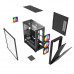 Корпус Wintek Andromeda MAX P193-M-B TG, ATX, USB 2*3.0/1*2.0, HD+Mic, 0,5mm, 4*12cm ARGB (контроллер + пульт д/у в комплекте), Black