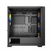 Корпус Wintek Andromeda MAX P193-M-B TG, ATX, USB 2*3.0/1*2.0, HD+Mic, 0,5mm, 4*12cm ARGB (контроллер + пульт д/у в комплекте), Black
