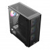 Корпус Wintek Andromeda MAX P193-M-B TG, ATX, USB 2*3.0/1*2.0, HD+Mic, 0,5mm, 4*12cm ARGB (контроллер + пульт д/у в комплекте), Black