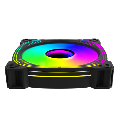 Вентилятор для корпуса Wintek SX-F214-B-12 RGB, 12 см, 4 PIN MOLEX, NORMAL, Black (LC Knight)