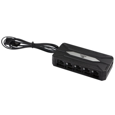 Контроллер Wintek WT-04, 10 портов (3 pin ARGB + 4 pin PWM), беспроводной пульт дистанционного управления