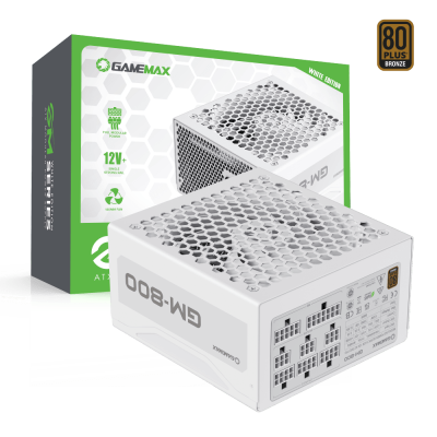 Блок питания Gamemax GM-800 White, 80+ Bronze