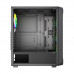 Корпус Wintek Tornado Pro PS195-B-M TG, ATX, USB 2*3.0/1*2.0, HD+Mic, 0,5mm, 4*12cm ARGB, Black
