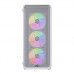 Корпус Wintek Tornado Pro PS195-W-M TG, ATX, USB 2*3.0/1*2.0, HD+Mic, 0,5mm, 4*12cm ARGB, White