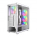 Корпус Wintek Tornado Pro PS195-W-M TG, ATX, USB 2*3.0/1*2.0, HD+Mic, 0,5mm, 4*12cm ARGB, White