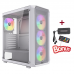 Корпус Wintek Tornado Pro PS195-W-M TG, ATX, USB 2*3.0/1*2.0, HD+Mic, 0,5mm, 4*12cm ARGB, White
