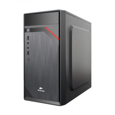 Корпус Wintek K0610, 0.4mm, 2xUSB 2.0 + HD-Audio, MiniTower