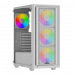 Корпус Wintek Apollo 802-W-M TG, ATX/Micro ATX, USB 1*3.0/2*2.0, HD+Mic, 4*12cm ARGB (контроллер + пульт д/у в комплекте), белый