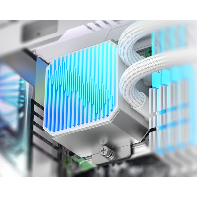 Водяное охлаждение для процессора ID-COOLING DX240 MAX WHITE