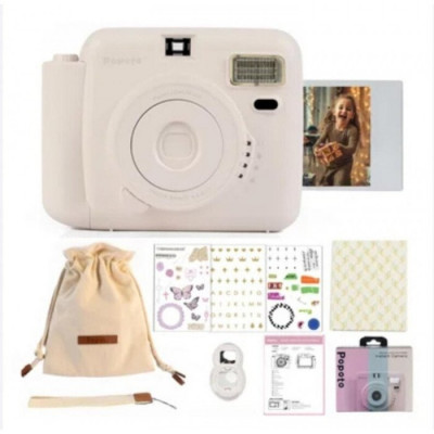 Фотокамера моментальной печати Popoto Instant Camera бежевый