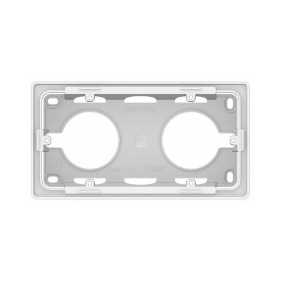 Коробка SE NU800418 Unica New для открытой установки двухпостовая белый