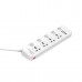 Сетевой фильтр LDNIO Universal SC4408 4 розетки 4*USB 5V/3.4A Портов 2 м